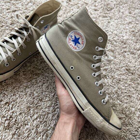 RARE Vintage Converse Chuck Taylor Hi Top Made In USA Cargo Pocket Mens Size 9.5 main image 4